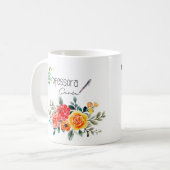 Caneca branca clássica, 325 ml PROFESSORA コーヒーマグカップ (正面左)