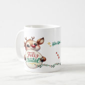 Caneca Branca Clássica - Edição Natal コーヒーマグカップ (正面左)