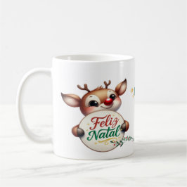 Caneca Branca Clássica - Edição Natal コーヒーマグカップ