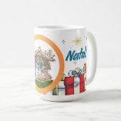 Caneca Branca Clássica - Edição Natal コーヒーマグカップ (正面右)