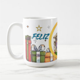 Caneca Branca Clássica - Edição Natal コーヒーマグカップ