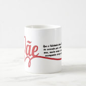 Caneca branca dia das mães コーヒーマグカップ (中央)