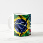 Caneca brasil e U.S.A 325 ml コーヒーマグカップ (正面左)