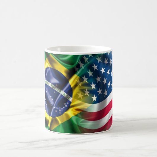 Caneca brasil e U.S.A 325 ml コーヒーマグカップ (中央)