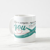 Caneca brilhante, namorados  コーヒーマグカップ (正面左)