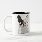Caneca buldogue ツートーンマグカップ (左)