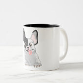 Caneca buldogue ツートーンマグカップ (正面右)