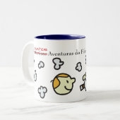 Caneca Cabeças e Fumaças do Filho do Freud ツートーンマグカップ (正面左)