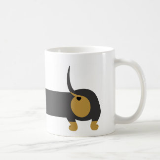Caneca cachorro salsicha/dachshund コーヒーマグカップ