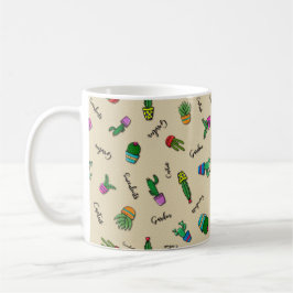 Caneca Cactus コーヒーマグカップ