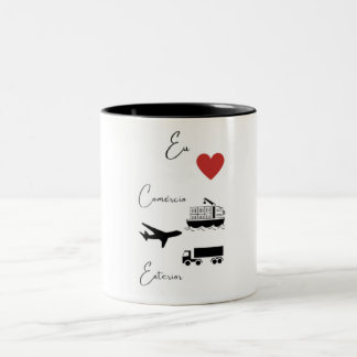 Caneca café (Caneca para tomar café) ツートーンマグカップ