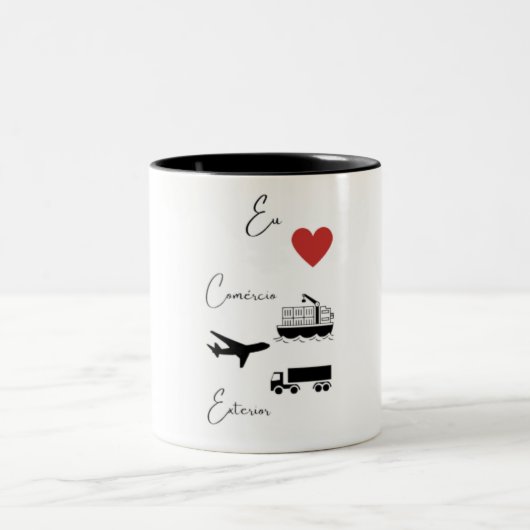 Caneca café (Caneca para tomar café) ツートーンマグカップ (中央)