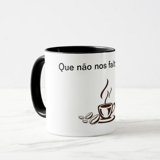 Caneca café (Caneca para tomar café) マグカップ (正面左)