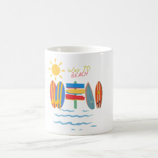 Caneca Café Chegada do Verão 11 oz Cerâmica W-PT コーヒーマグカップ