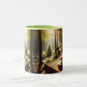 Caneca Café Paisagem ツートーンマグカップ (中央)