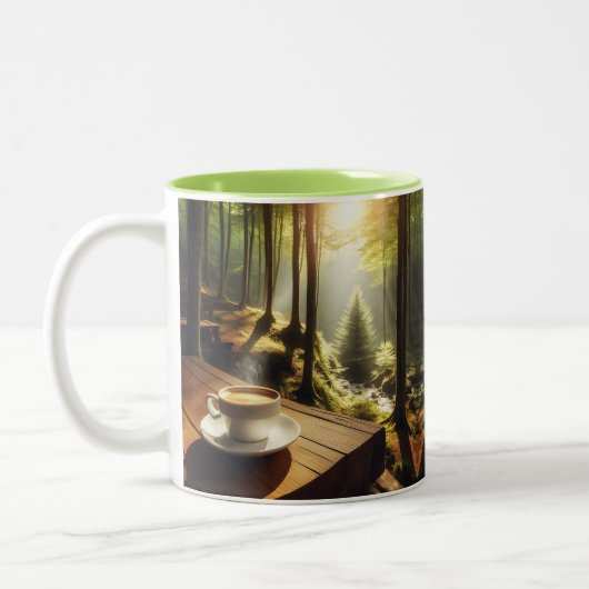 Caneca Café Paisagem ツートーンマグカップ (左)