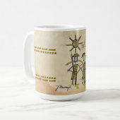 Caneca Cangaceiros de Metal コーヒーマグカップ (正面左)