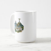 Caneca Cartão Postal Rio de Janeiro コーヒーマグカップ (正面左)