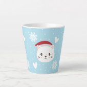 caneca Cat Christmas  カフェラテマグ (正面)