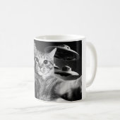 Caneca Cat Space コーヒーマグカップ (正面右)
