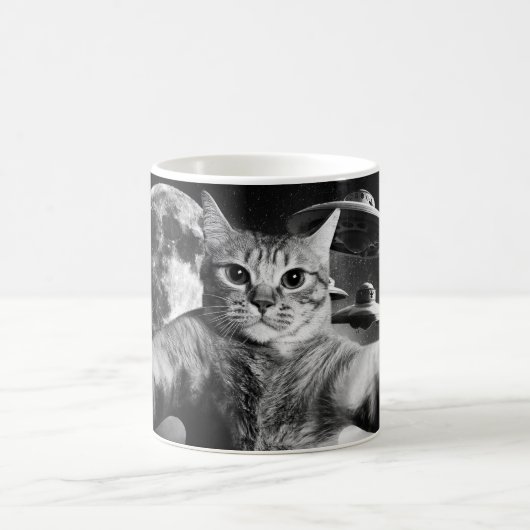 Caneca Cat Space コーヒーマグカップ (中央)