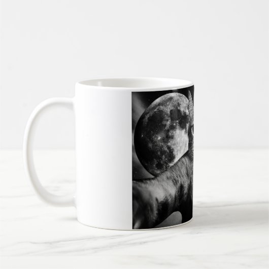 Caneca Cat Space コーヒーマグカップ (左)
