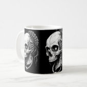 Caneca caveira コーヒーマグカップ (正面左)