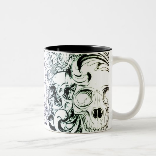 Caneca Caveira ツートーンマグカップ (右)