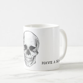 Caneca Caveira Have a Scary コーヒーマグカップ