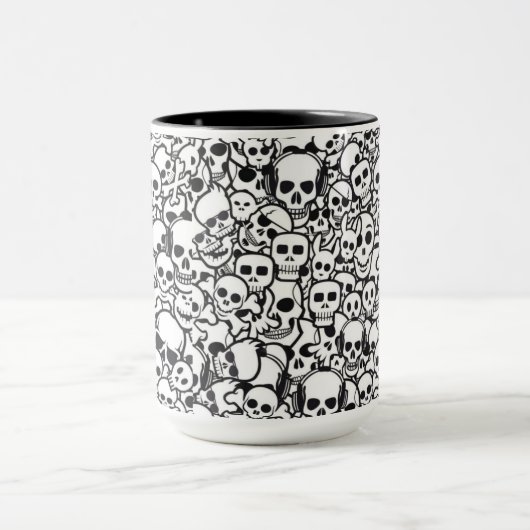 Caneca Caveirinhas Black マグカップ (中央)