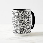 Caneca Caveirinhas Black マグカップ (正面右)