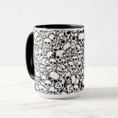 Caneca Caveirinhas Black マグカップ (正面左)