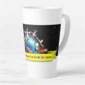 Caneca Children for Jesus (Biblinha e Turminha) カフェラテマグ (右アングル)