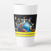 Caneca Children for Jesus (Biblinha e Turminha) カフェラテマグ (正面)
