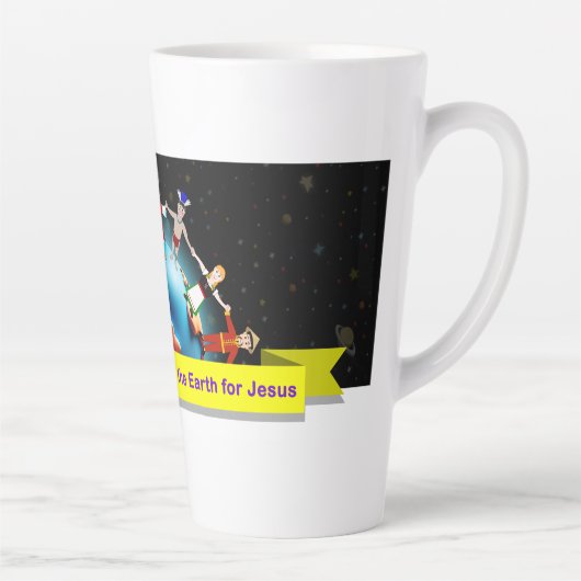 Caneca Children for Jesus (Biblinha e Turminha) カフェラテマグ (右)