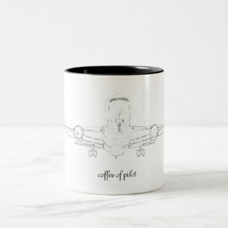 Caneca Coffe of Pilot - MaR 2010 ツートーンマグカップ