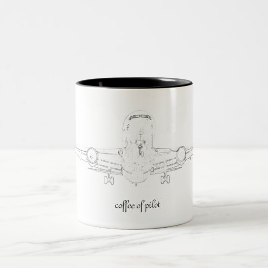 Caneca Coffe of Pilot - MaR 2010 ツートーンマグカップ (中央)