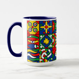 Caneca Colorida マグカップ