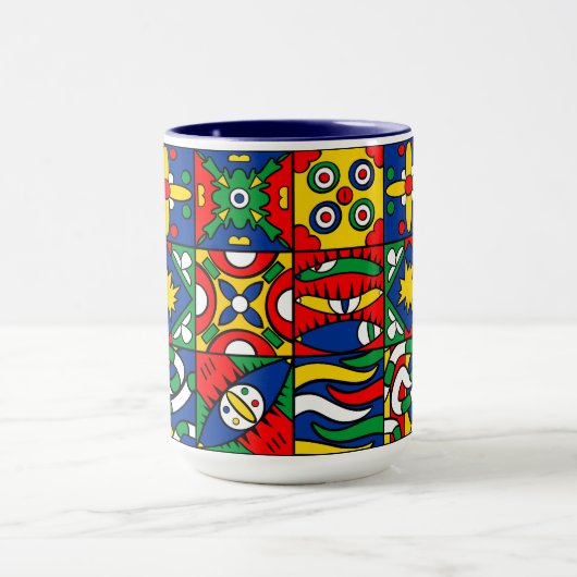 Caneca Colorida マグカップ (中央)
