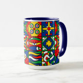 Caneca Colorida マグカップ (正面右)