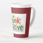 Caneca com design motivacional カフェラテマグ (右アングル)