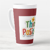 Caneca com design motivacional カフェラテマグ (左アングル)