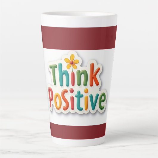 Caneca com design motivacional カフェラテマグ (正面)