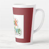Caneca com design motivacional カフェラテマグ (右)