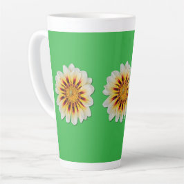 Caneca com Flor Minimalista e Joaninha カフェラテマグ