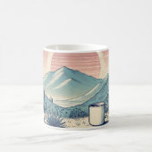 Caneca com imagem de paisagem コーヒーマグカップ (中央)