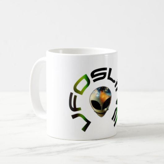 Caneca com logo UfosLine コーヒーマグカップ (正面左)