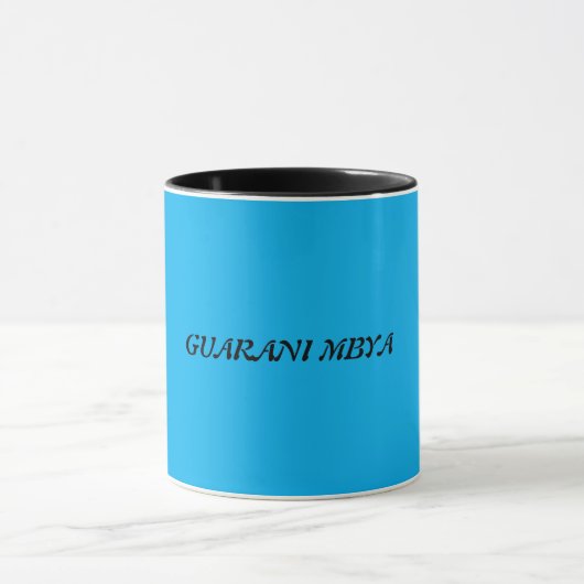 Caneca com o nome "GUARANI MBYA" マグカップ (中央)