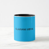 Caneca com o nome "GUARANI MBYA" マグカップ (中央)