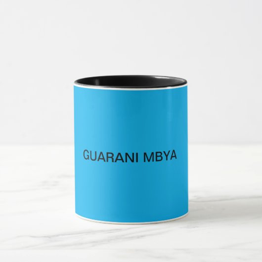 Caneca com o nome "GUARANI MBYA" マグカップ (中央)